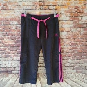 Adidas capri athletic drawstring pants
